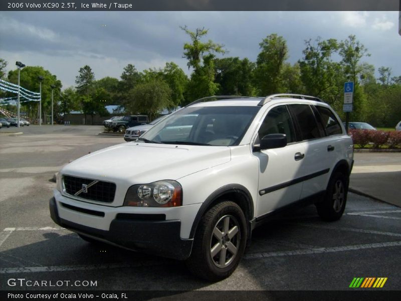 Ice White / Taupe 2006 Volvo XC90 2.5T