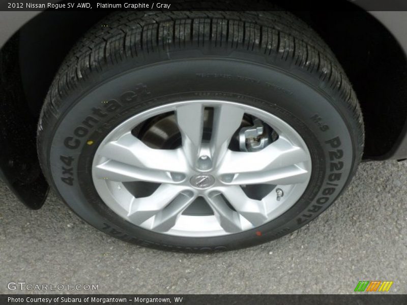 Platinum Graphite / Gray 2012 Nissan Rogue SV AWD