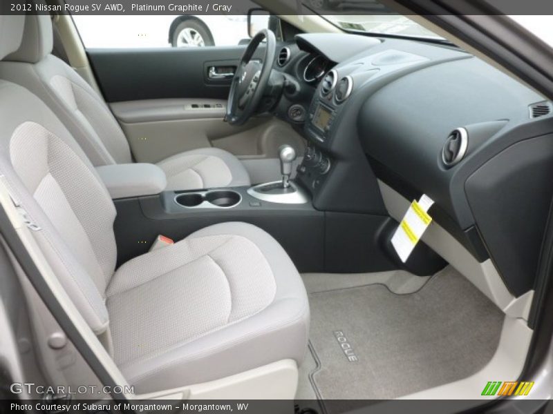 Platinum Graphite / Gray 2012 Nissan Rogue SV AWD