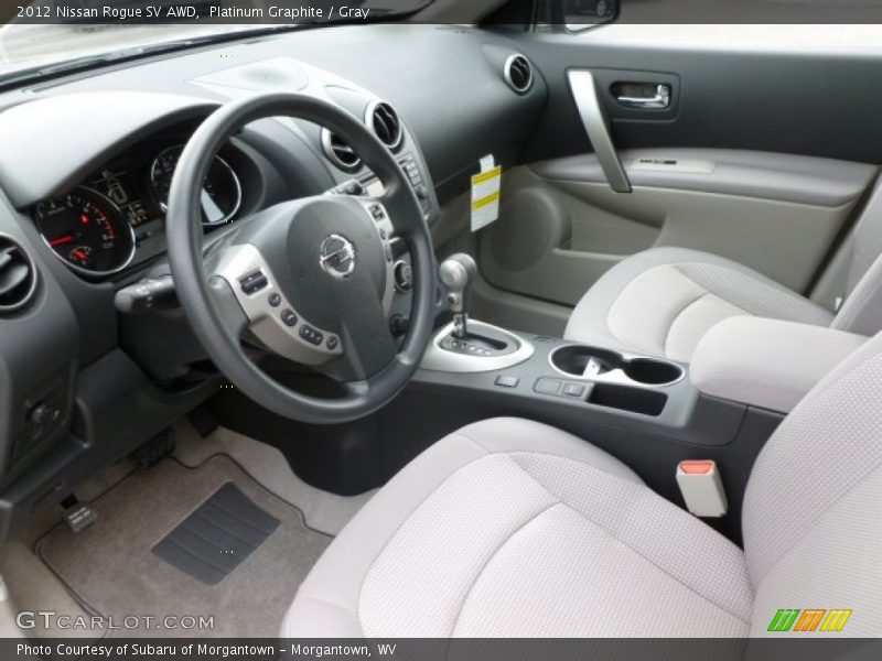Platinum Graphite / Gray 2012 Nissan Rogue SV AWD