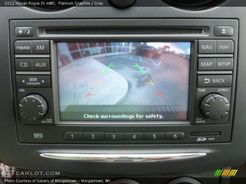 Platinum Graphite / Gray 2012 Nissan Rogue SV AWD
