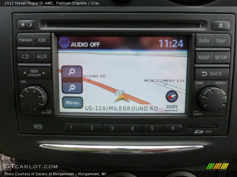 Platinum Graphite / Gray 2012 Nissan Rogue SV AWD