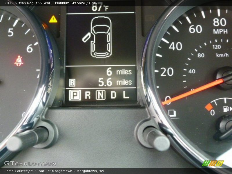 Platinum Graphite / Gray 2012 Nissan Rogue SV AWD
