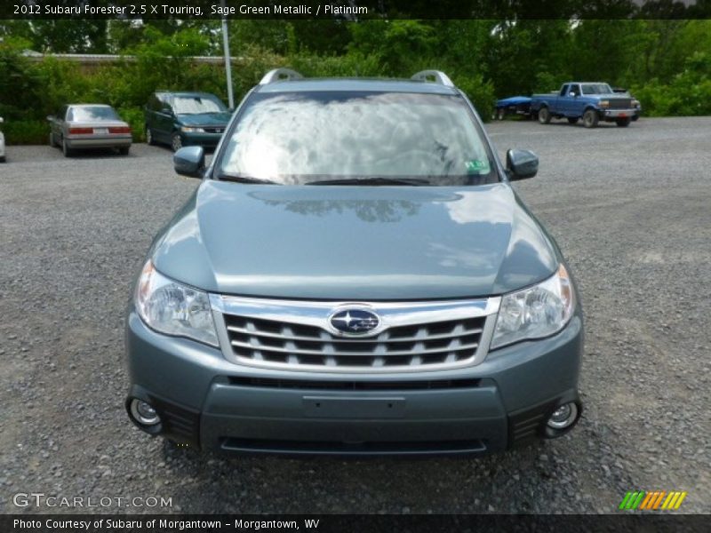 Sage Green Metallic / Platinum 2012 Subaru Forester 2.5 X Touring