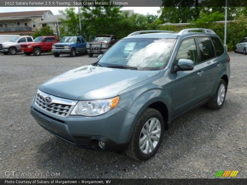 Sage Green Metallic / Platinum 2012 Subaru Forester 2.5 X Touring