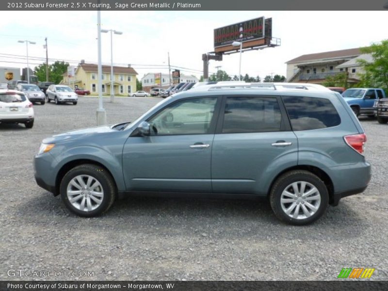 Sage Green Metallic / Platinum 2012 Subaru Forester 2.5 X Touring
