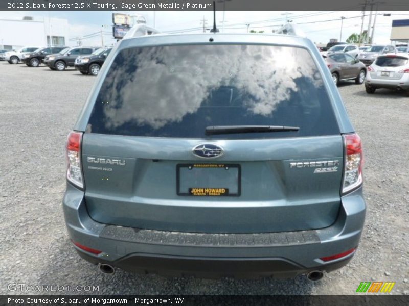 Sage Green Metallic / Platinum 2012 Subaru Forester 2.5 X Touring