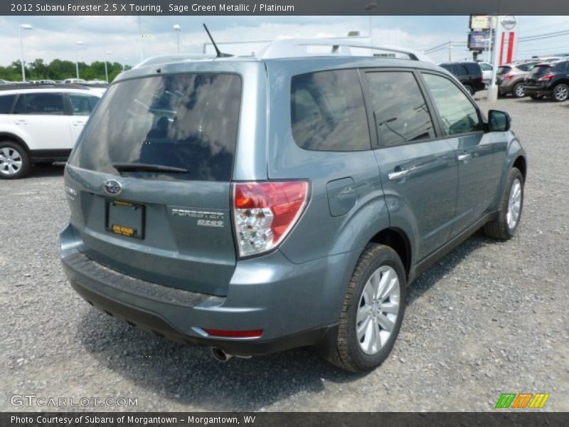 Sage Green Metallic / Platinum 2012 Subaru Forester 2.5 X Touring