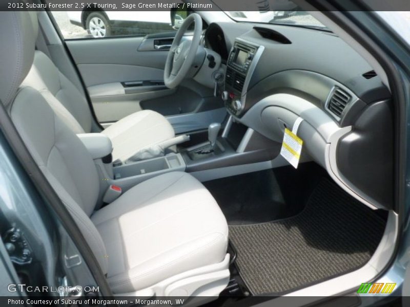 Sage Green Metallic / Platinum 2012 Subaru Forester 2.5 X Touring