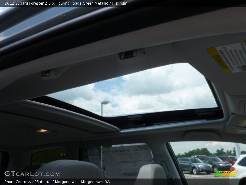 Sage Green Metallic / Platinum 2012 Subaru Forester 2.5 X Touring