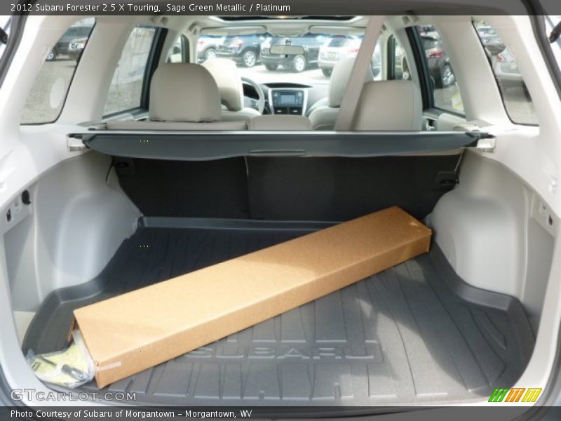 Sage Green Metallic / Platinum 2012 Subaru Forester 2.5 X Touring