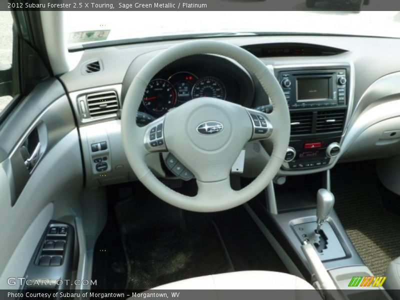 Sage Green Metallic / Platinum 2012 Subaru Forester 2.5 X Touring