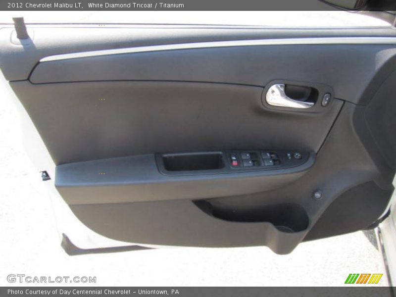 White Diamond Tricoat / Titanium 2012 Chevrolet Malibu LT