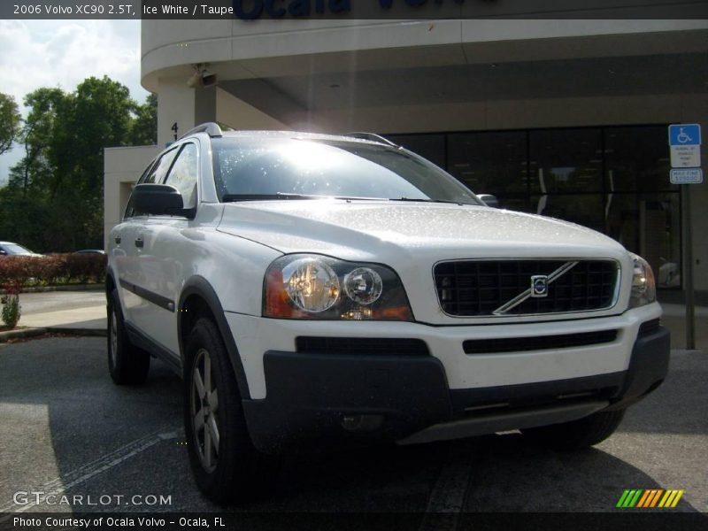 Ice White / Taupe 2006 Volvo XC90 2.5T