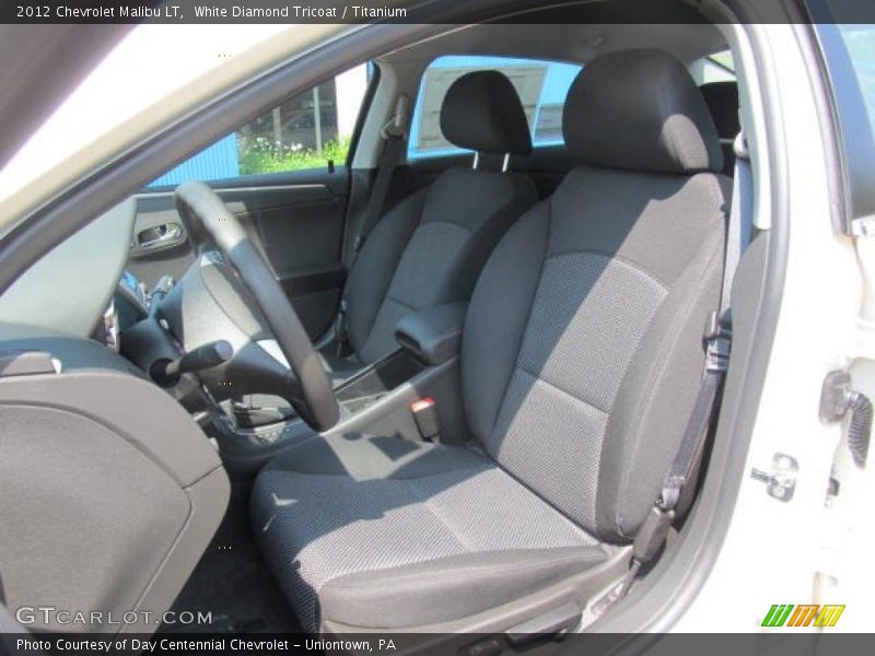White Diamond Tricoat / Titanium 2012 Chevrolet Malibu LT