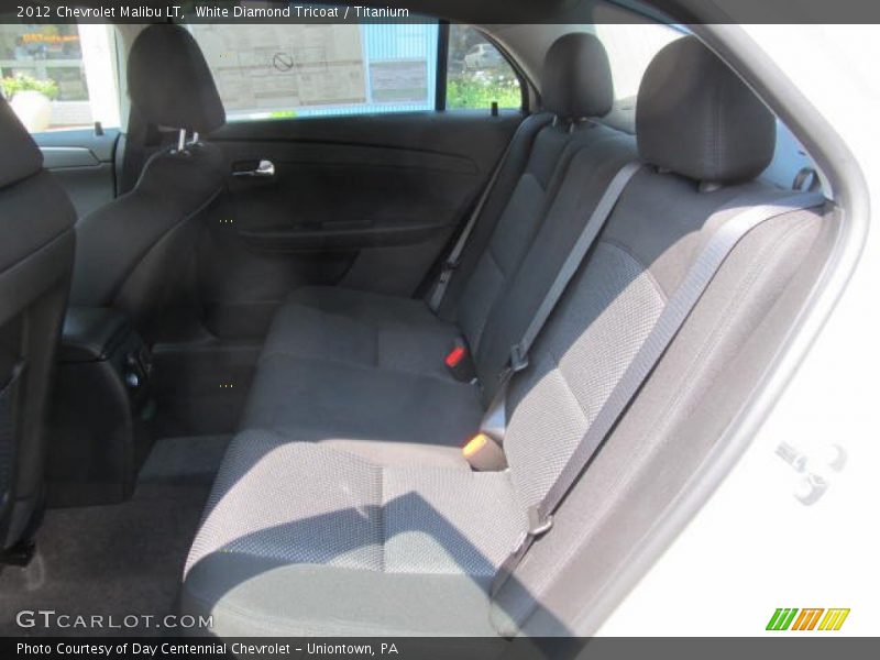 White Diamond Tricoat / Titanium 2012 Chevrolet Malibu LT