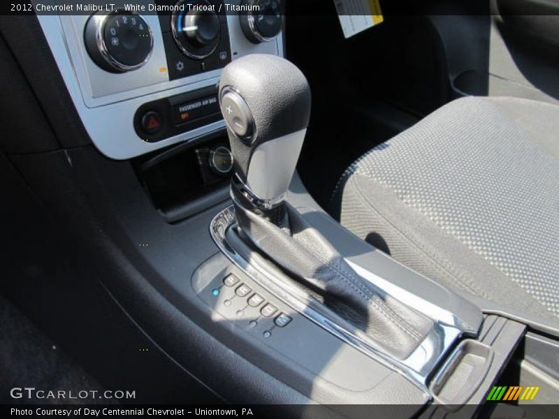 White Diamond Tricoat / Titanium 2012 Chevrolet Malibu LT
