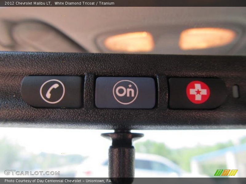 White Diamond Tricoat / Titanium 2012 Chevrolet Malibu LT