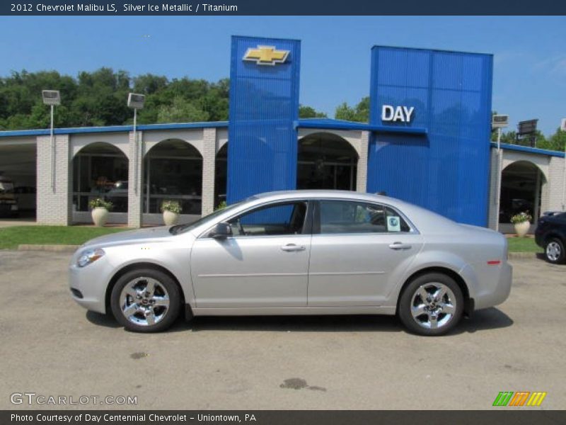 Silver Ice Metallic / Titanium 2012 Chevrolet Malibu LS