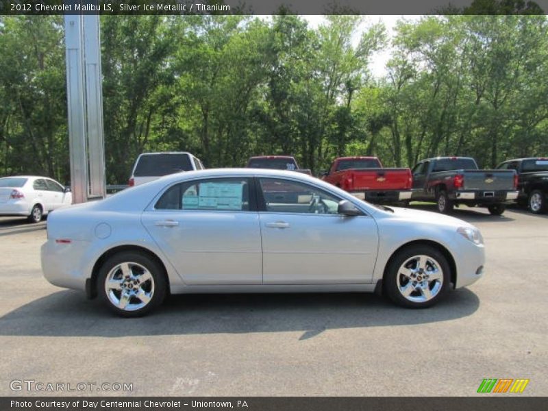 Silver Ice Metallic / Titanium 2012 Chevrolet Malibu LS