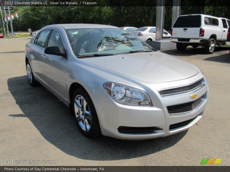 Silver Ice Metallic / Titanium 2012 Chevrolet Malibu LS