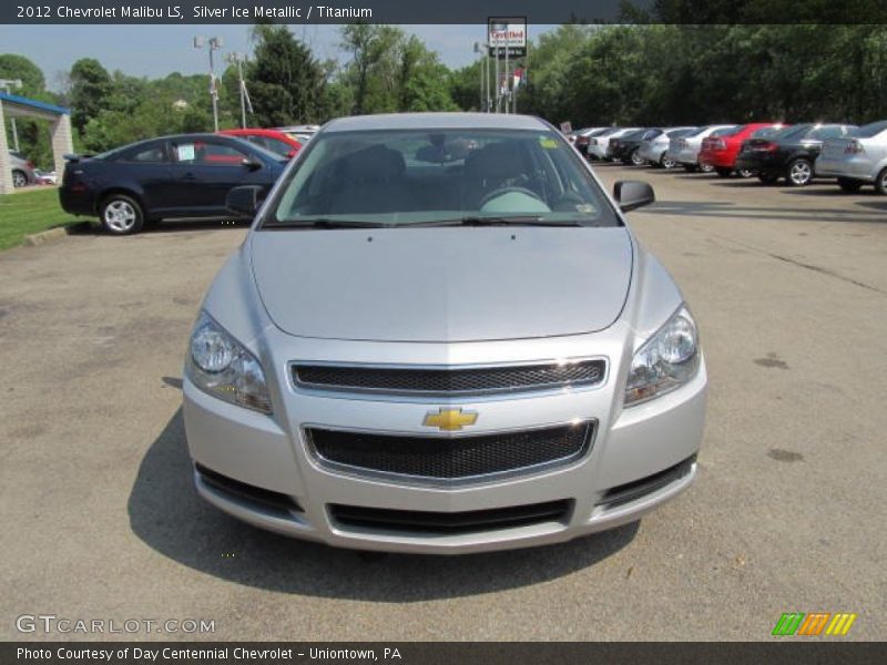 Silver Ice Metallic / Titanium 2012 Chevrolet Malibu LS