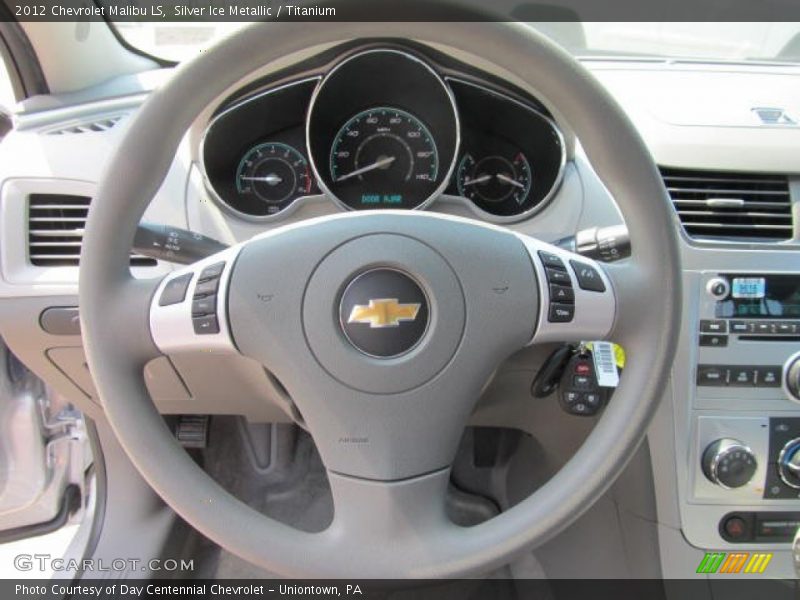 Silver Ice Metallic / Titanium 2012 Chevrolet Malibu LS