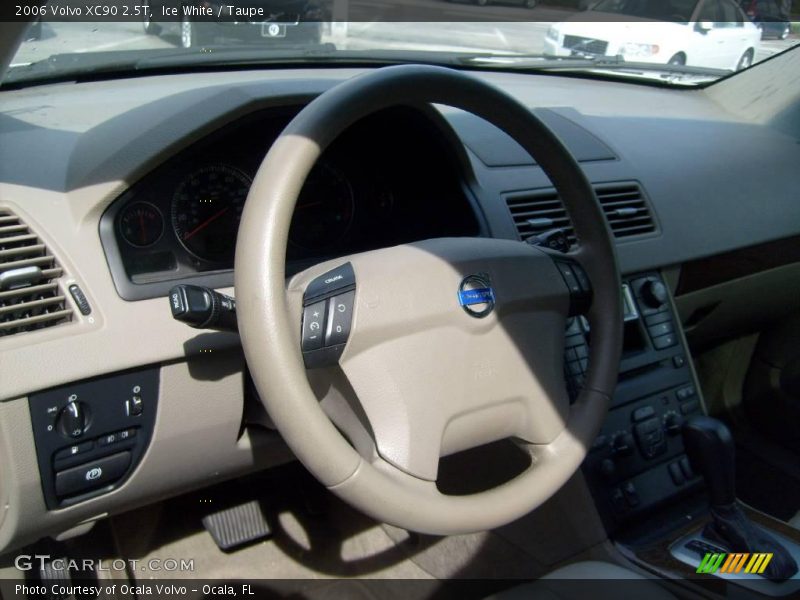 Ice White / Taupe 2006 Volvo XC90 2.5T