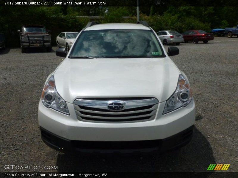 Satin White Pearl / Warm Ivory 2012 Subaru Outback 2.5i