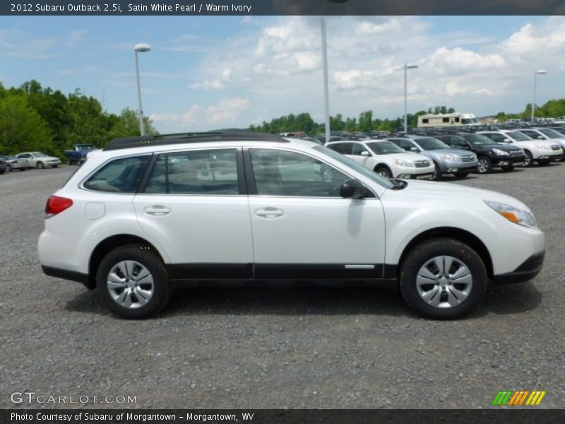 Satin White Pearl / Warm Ivory 2012 Subaru Outback 2.5i