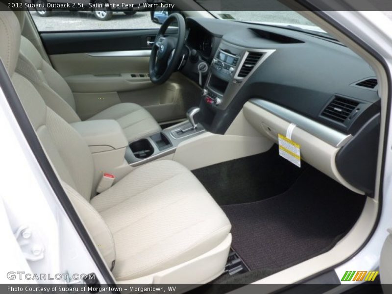 Satin White Pearl / Warm Ivory 2012 Subaru Outback 2.5i
