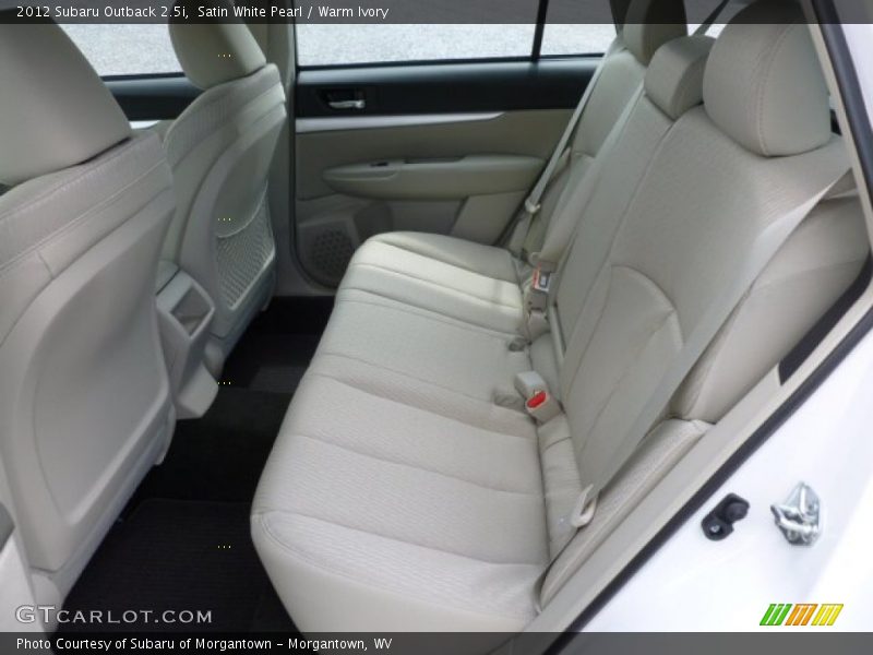 Satin White Pearl / Warm Ivory 2012 Subaru Outback 2.5i