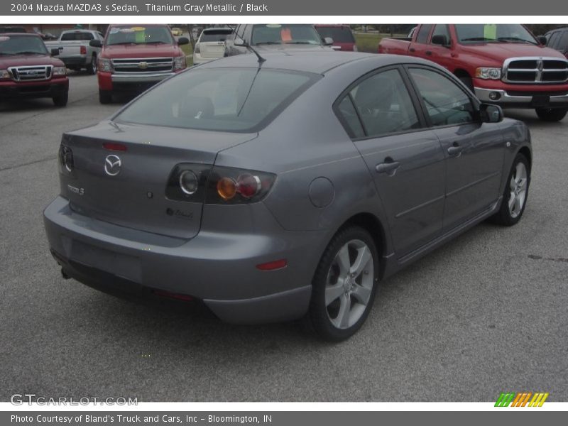 Titanium Gray Metallic / Black 2004 Mazda MAZDA3 s Sedan