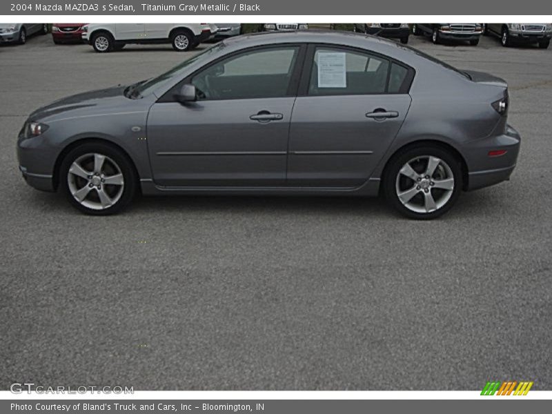 Titanium Gray Metallic / Black 2004 Mazda MAZDA3 s Sedan