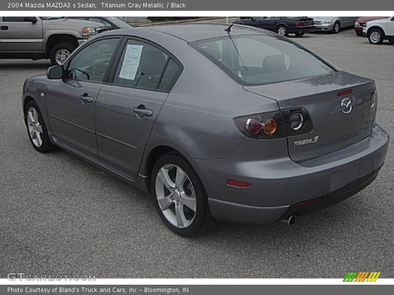 Titanium Gray Metallic / Black 2004 Mazda MAZDA3 s Sedan