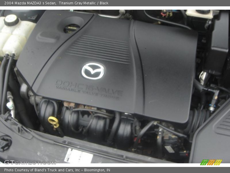 Titanium Gray Metallic / Black 2004 Mazda MAZDA3 s Sedan