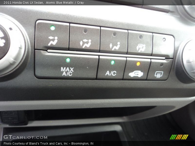 Atomic Blue Metallic / Gray 2011 Honda Civic LX Sedan