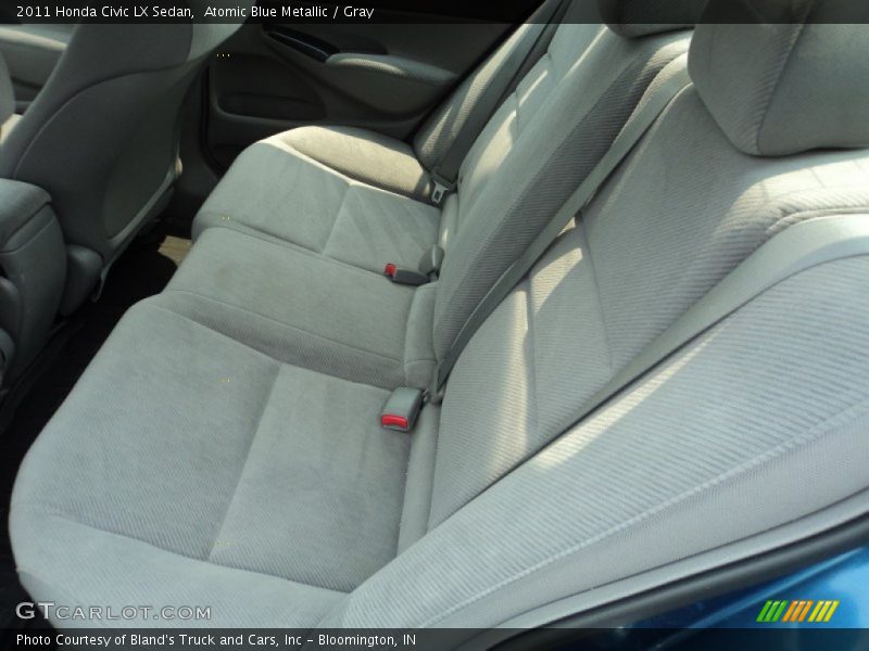 Atomic Blue Metallic / Gray 2011 Honda Civic LX Sedan