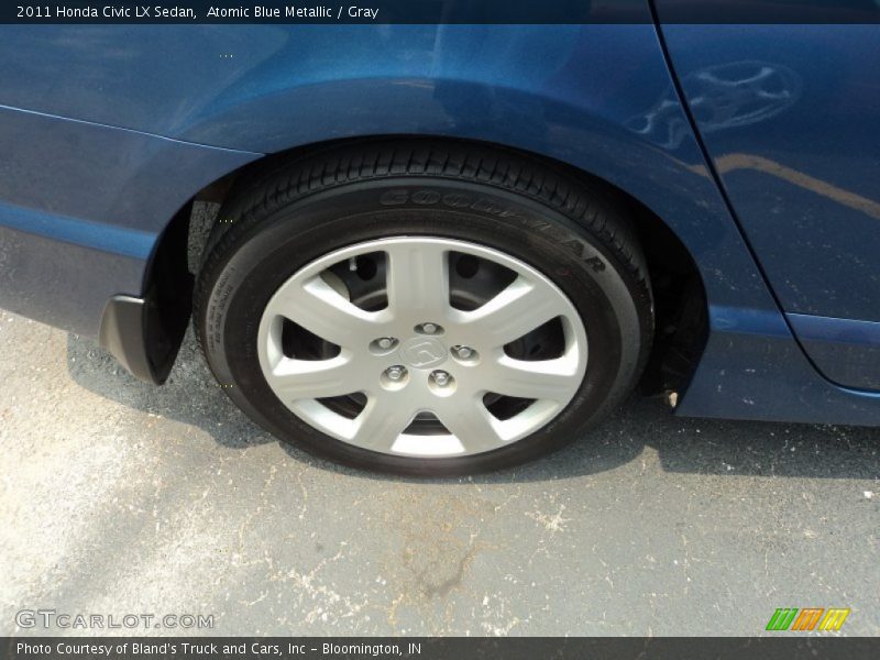 Atomic Blue Metallic / Gray 2011 Honda Civic LX Sedan