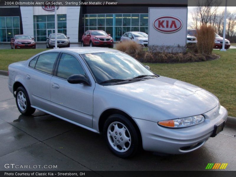 Sterling Silver Metallic / Pewter 2004 Oldsmobile Alero GX Sedan