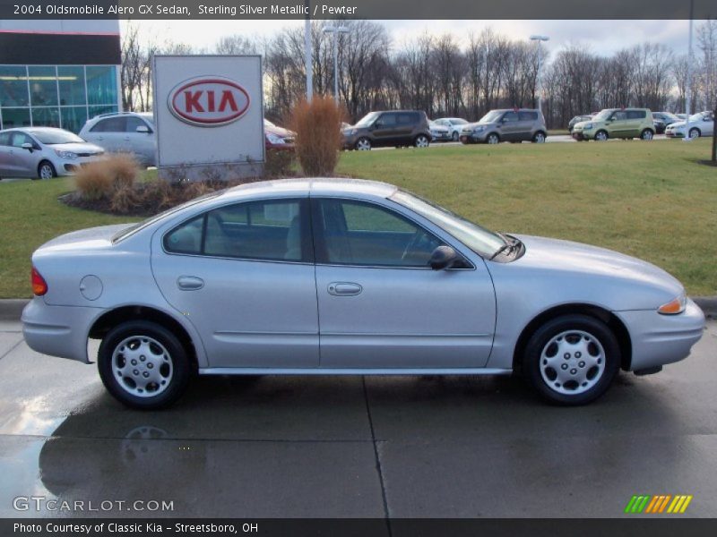 Sterling Silver Metallic / Pewter 2004 Oldsmobile Alero GX Sedan