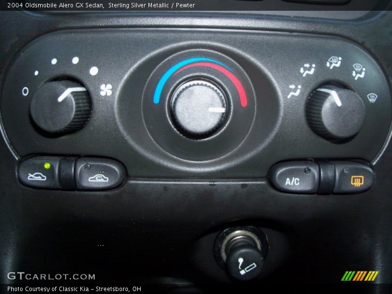 Controls of 2004 Alero GX Sedan