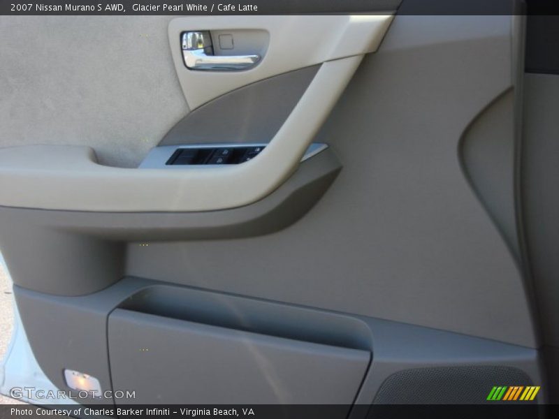 Glacier Pearl White / Cafe Latte 2007 Nissan Murano S AWD