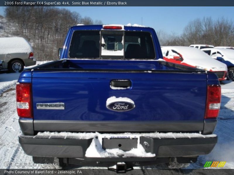 Sonic Blue Metallic / Ebony Black 2006 Ford Ranger FX4 SuperCab 4x4