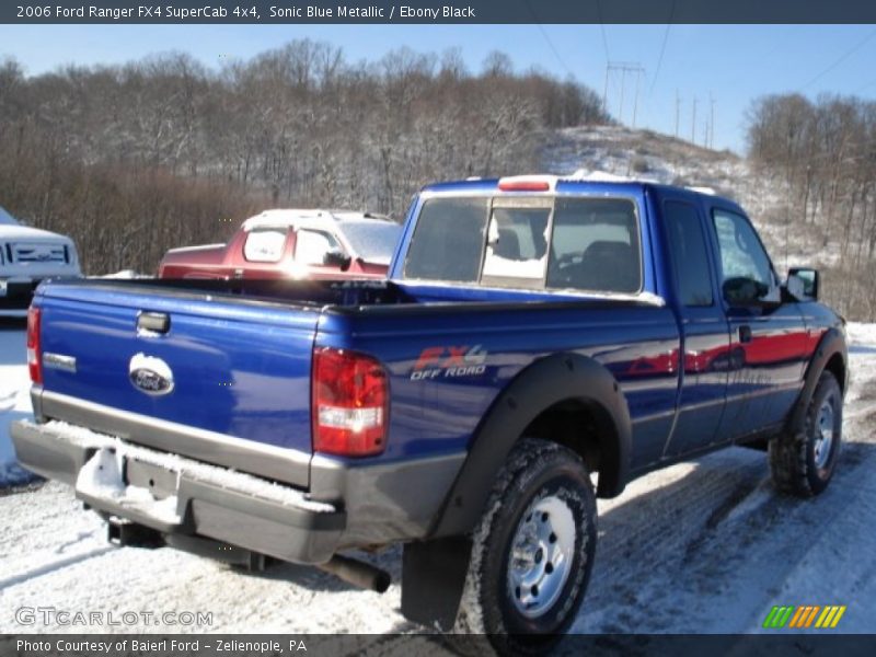 Sonic Blue Metallic / Ebony Black 2006 Ford Ranger FX4 SuperCab 4x4