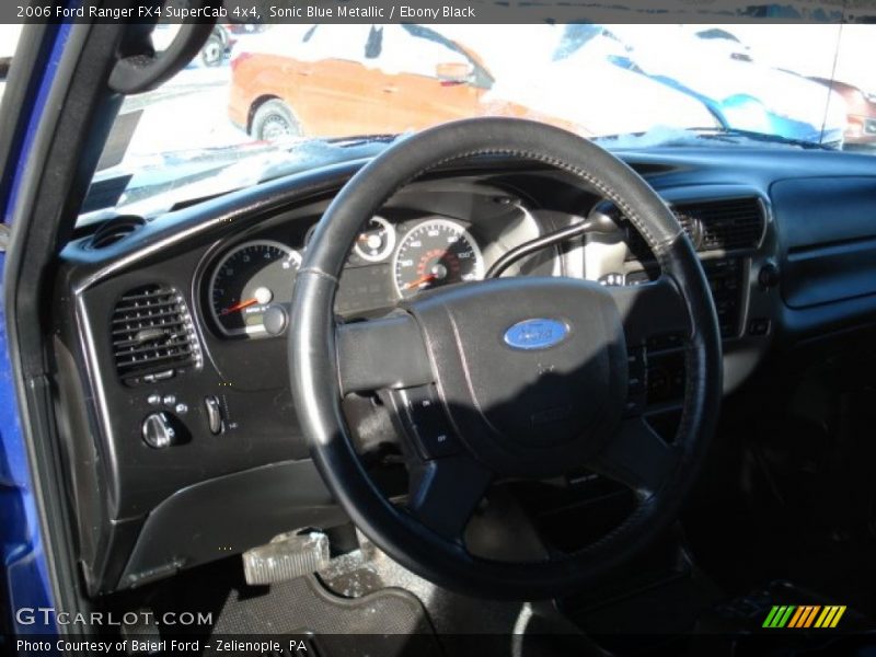 Sonic Blue Metallic / Ebony Black 2006 Ford Ranger FX4 SuperCab 4x4