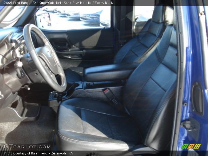  2006 Ranger FX4 SuperCab 4x4 Ebony Black Interior