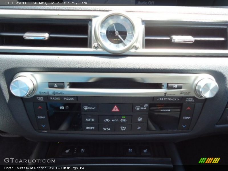 Liquid Platinum / Black 2013 Lexus GS 350 AWD