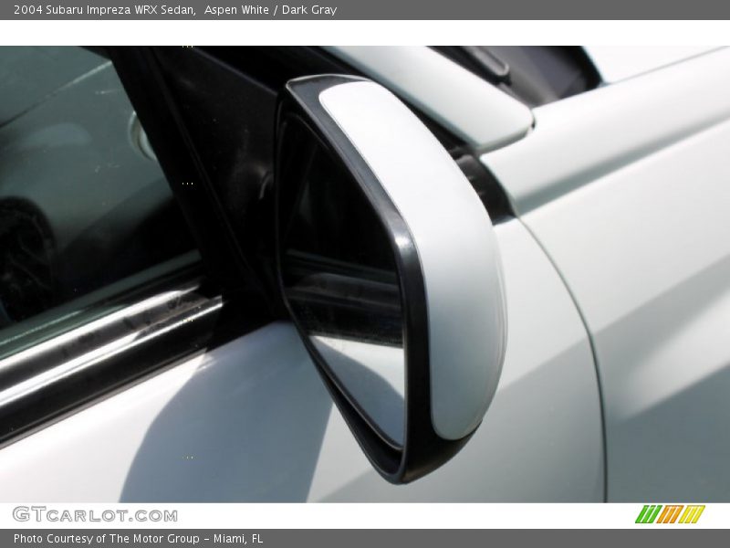 Aspen White / Dark Gray 2004 Subaru Impreza WRX Sedan