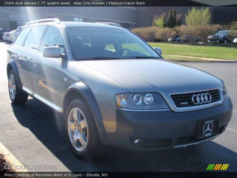 Atlas Grey Metallic / Platinum/Saber Black 2004 Audi Allroad 2.7T quattro Avant